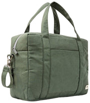 Roka Somerset Large Cotton Canvas Baby Bag - Willow Green