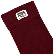 Roka Wimbledon Crew Socken – Pflaume Burgund