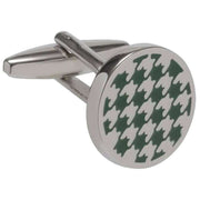 david-van-hagen-houndstooth-cufflinks---greensilver-34498487