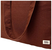 Sac fourre-tout moyen en toile de coton Roka Sloane - Lindt Brown