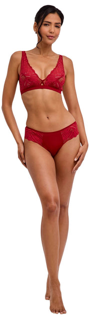 Falke Triangel-Bralette „Delicate Touch“ – Ventimiglia Rot