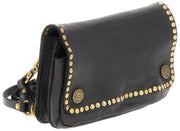Campomaggi Gloria Crossbody Tas met Pochette Studs - Zwart