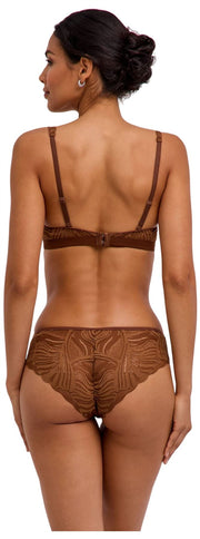 Falke Delicate Touch Triangle Bralette - Deer Brown