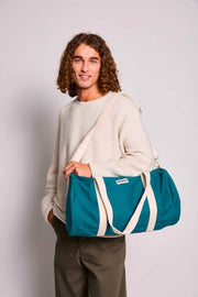 Hindbag Simon Duffle Bag – Pfauenblau