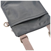 Sac à bandoulière Roka Chelsea XS en nylon recyclé - Gris Beluga