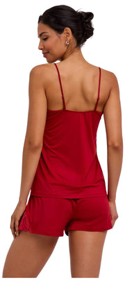 Falke Delicate Touch Chemise Top – Ventimiglia-Rot
