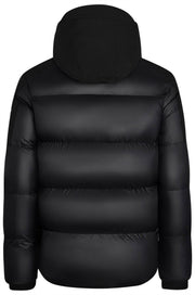 Helvetica Mountain Pioneers Queyras Hodded Down Jacket - Black