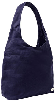 Roka Hoxton Grand sac à bandoulière en toile de coton - Bleu marine