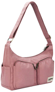 Hindbag Emile Multi Pocket Shoulder Bag - Blush Pink