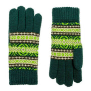 dents-jacquard-fair-isle-knitted-gloves---olive-green-34477889