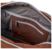 Petit sac de sport en toile recyclée Roka Gatwick - Marron chocolat