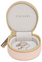 Stackers Oyster Travel Schmuckkästchen – Blush/Gold