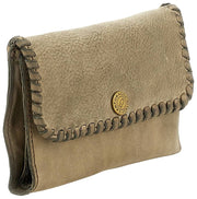 Campomaggi Cortona Stud Portemonnee - Cementgrijs