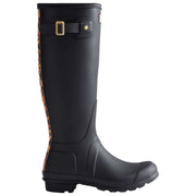 Bottes Wellington Hunter Original Tall Leopard Backstrap - Noir/Beige