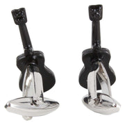 Zennor Acoustic Guitar Cufflinks - Brown/Black