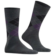 Burlington Edinburgh Socks - Grey/Black