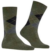 Burlington Dundee Sokken - Groen/Zwart