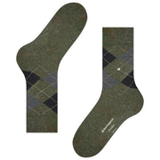 Burlington Dundee Sokken - Groen/Zwart