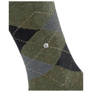 Burlington Dundee Sokken - Groen/Zwart