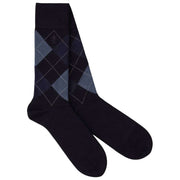 London Sock Company Highland Argyle Coffret de 6 paires de chaussettes Rouge/Vert/Bleu