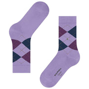 Burlington Queen Socks - Paars/Blauw