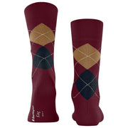 Burlington King Sokken - Rood/Bruin/Blauw