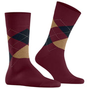Burlington King Sokken - Rood/Bruin/Blauw