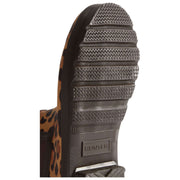 Hunter Original Leopard Chelsea Boots - Beige/Chocolate Brown