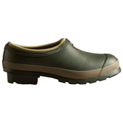Hunter Gardener Neoprene Lined Clogs - Dark Olive Green/Clay