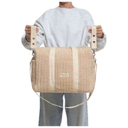 Moon Nude Teddy Diaper Bag - Brown/Cream