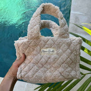 Moon Nude Teddy Mini-Shopper-Tasche – Braun/Creme