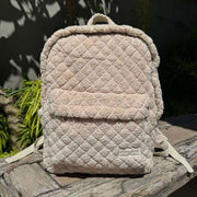 Moon Nude Teddy Large Backpack - Brown/Cream