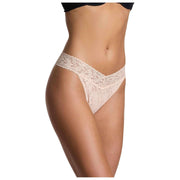Hanky Panky Signature Lace Original Rise 5 Pack Thongs - Granite Grey/Woodland Green/Clay/Dark Pomegranate