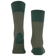 Falke Flughafensocken mit Heringsstreifen – Jägergrün