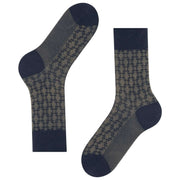 Falke Artwork Tie Socks - Royal Blue
