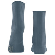 Falke Baumwollrippsocken – Monument Blue
