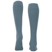 Falke Cotton Touch Kniekousen - Monument Blauw