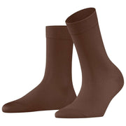 Falke Cotton Touch Sokken - Cappuccino Bruin