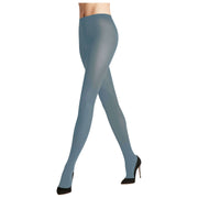Falke Cotton Touch Tights - Monument Blue