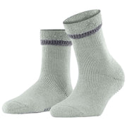 Falke Kuschelkissen-Slipper-Socken – Silbergrau