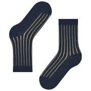 Falke Eyelet Chaussettes - Bleu Espace