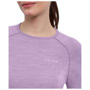 Falke Long Sleeved Wool Tech Regular Fit Shirt - Light Lilac