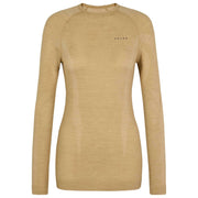 Falke Chemise à manches longues en laine Tech Regular Fit - Beige Paille