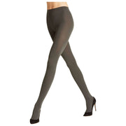 Falke Pure Matt 100 Denier Tights - Carbon Grey