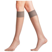 Falke Pure Matt 20 Denier Knee High Socks - Iron Grey