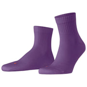Falke Kurze Run Rib-Socken – Pflaumenflieder