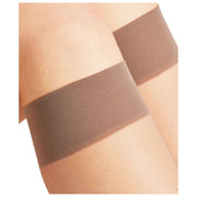 Falke Seidenglatt 15 Denier Chaussettes Hautes - Taupe Brown