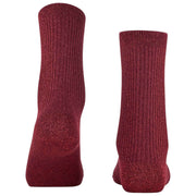 Chaussettes Falke Shiny Rib - Acajou Marron