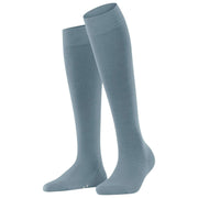 Falke Softmerino Kniekousen - Monument Blauw