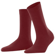 Falke Softmerino-Socken – Henna-Rot